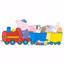 Grandpa Pig's Train Peppa Pig Cardboard Cutout / Standee / Stand up