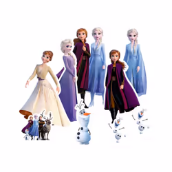 Frozen 2 Official Disney Table Top Cardboard Cutouts Party Pack of 9