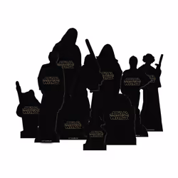 Star Wars Heroes Official Table Top Cardboard Cutouts Party Pack of 9