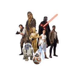 Star Wars: Rise of Skywalker Official Table Top Cardboard Cutouts Pack of 8