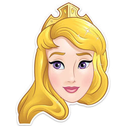 Aurora Official Disney Princess Child Size 2D Card Party Mask
