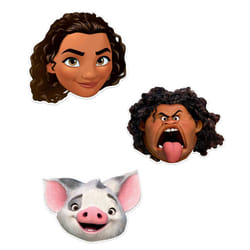 Moana Official Disney Child Size 2D Party Mask Variety 3 Pack