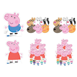 Peppa Pig and George Party Pack with Cardboard Cutouts, Masks and Tabletops