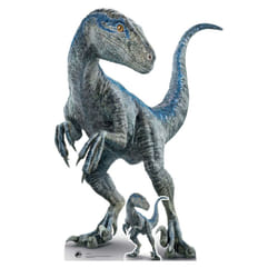 Mother Blue Velociraptor Cardboard Cutout Official Jurassic World Dominion Standee