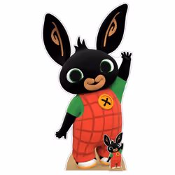 Bing Bunny Waving Official Cardboard Cutout / Standee / Standup