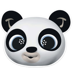 Pando the Panda from Bing Official 2D Card Party Mask
