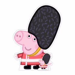 George Pig Palace Guard Cardboard Cutout / Standee / Standup