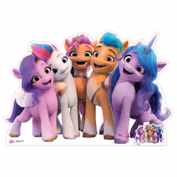 My Little Pony Mini Group Cardboard Cutout Official Standee