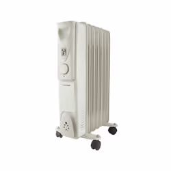 Lloytron Stay Warm 7 Fin Oil Radiator 1500 W - White (Model No. F2602GR)
