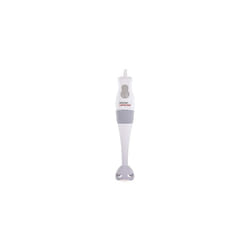 KitchenPerfected 200w Hand Blender - 2 Speed Settings - Stainless Steel Chopping Blades - Mains Cord - White - E5021WH