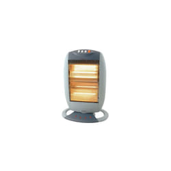 Lloytron 3 Bar Halogen Heater, Small, 1200 Watt, Grey (F2106GR)
