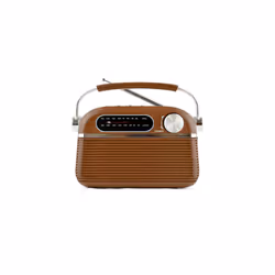 Lloytron Vintage Rechargeable Bluetooth AM/FM Radio - Wood Effect