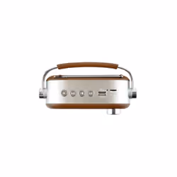 Lloytron Vintage Rechargeable Bluetooth AM/FM Radio - Wood Effect