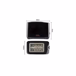 Kitchen Perfected 2 Slice Extra Wide Slot Toaster - 750W - 7 Browning Levels - High Lift Eject Function - Centralisation for even cooking -