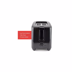 Kitchen Perfected 2 Slice Extra Wide Slot Toaster - 750W - 7 Browning Levels - High Lift Eject Function - Centralisation for even cooking -