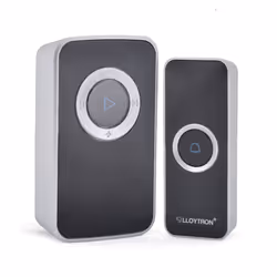 Melody MIP3 Lithium Rechargeable Portable Door Chime Kit - Black