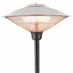 Lloytron Staywarm 1500w 360 Degrees Pedestal Patio Heater with Pull Cord (F2721)