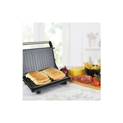 KitchenPerfected Health Grill and Panini Press - Black Steel