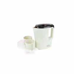 Kitchen Perfected Travel 0.9L Corded Kettle With Two Cups