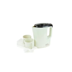 Kitchen Perfected Travel 0.9L Corded Kettle With Two Cups