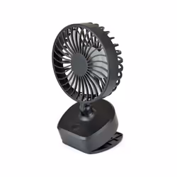 StayCool Mini 4" Portable USB Rechargeable Clip Desk Fan - Black