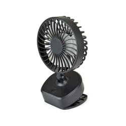 StayCool Mini 4" Portable USB Rechargeable Clip Desk Fan - Black