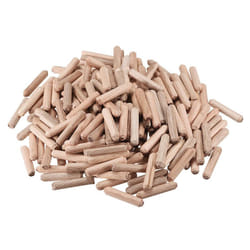 Hardwood Chamfered Fluted Pin Wooden Dowels - 6mm x 30mm, 1000