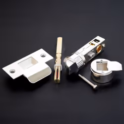 Smart Push Button Privacy Quick Latch 57mm Backset - Polished Chrome