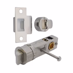 Smart Push Button Privacy Quick Latch 57mm Backset - Satin Chrome