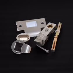 Smart Push Button Privacy Quick Latch 57mm Backset - Satin Chrome