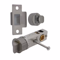 Smart Push Button Privacy Quick Latch 57mm Backset - Gunmetal
