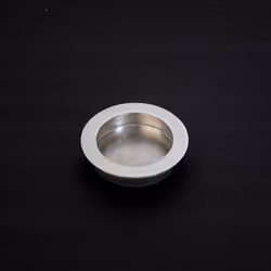 Circular Flush Pull Satin/Polished Stainless Steel - 70mm, Polished Stainless Steel