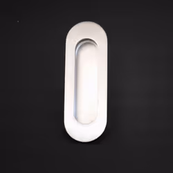 Oval Flush Pull Satin/Polished Stainless Steel - Satin Stainless Steel