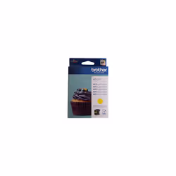 Square INK CART LC123Y YELLOW BROTHER BPSCA LC123Y - CS26477 By BROTHER