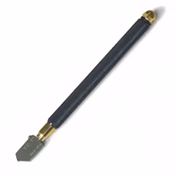 Toyo Oil Glass Cutter Brass Handle TC17B Supercutter Straight Head