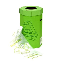 Acorn Green Bin for Recycling Waste Capacity 60 Litres 360x677mm Ref 402565 [Pack 5]