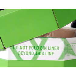 Acorn Green Bin for Recycling Waste Capacity 60 Litres 360x677mm Ref 402565 [Pack 5]