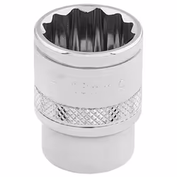 Draper 32780 3/8-Inch Square Drive 12-Point Hi-Torq Metric Socket, 16mm Size