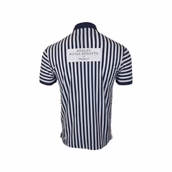Hackett London HRR Striped Polo - Navy/White - Navy/White, 2XL