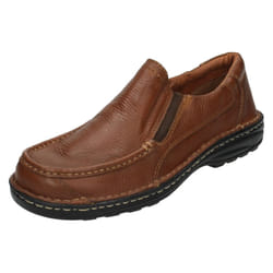 ) Mens Maxfield Casual Slip On Shoes - UK 6, Tan (Brown