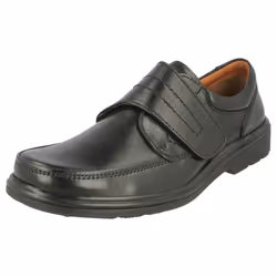 Mens Maverick Low Heel Casual Shoe - UK 10, Black