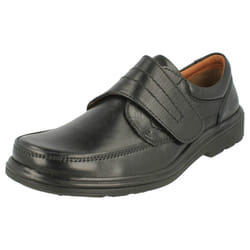 Mens Maverick Low Heel Casual Shoe - UK 10, Black