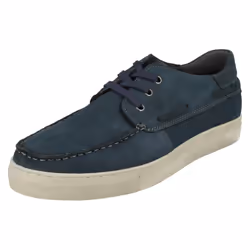 ) Mens Maverick Casual Lace Up Shoes - UK 7, Navy (Blue