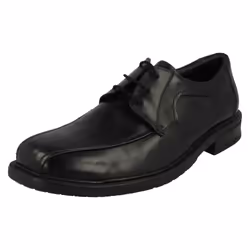 Mens Maverick Lace Up Formal Shoes - UK 7, Black