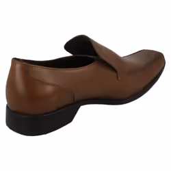 ) Mens Maverick Low Heel Formal Shoes - UK 8, Tan (Brown