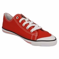 Ladies Pony Lace Up Pumps Acute - UK 3.5, Red