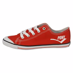 Ladies Pony Lace Up Pumps Acute - UK 4.5, Red