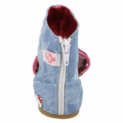 ) Girls Hello Kitty Ankle Sandals Arcade - UK 13, Denim (Blue
