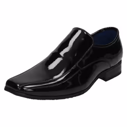 Mens Maverick Formal Slip On Shoes - UK 9, Black