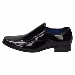 Mens Maverick Formal Slip On Shoes - UK 9, Black